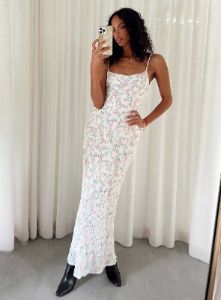 Fairholm Maxi Dress White / Floral sold by Princess Polly