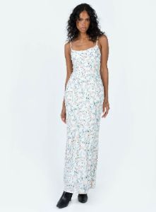 Fairholm Maxi Dress White / Floral sold by Princess Polly