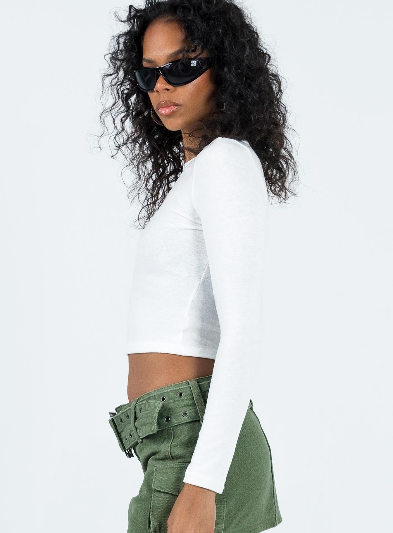 Gadigal Long Sleeve Top White sold by Princess Polly product image thumbnail 4