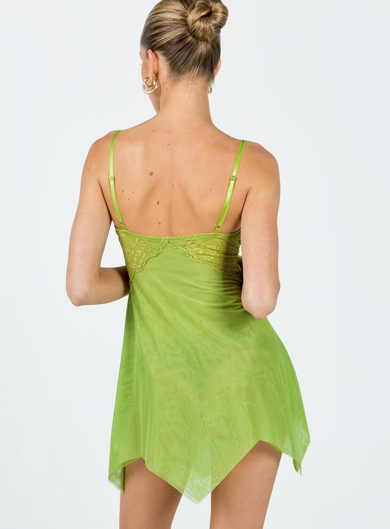 Tinker Mini Dress Green sold by Princess Polly product image thumbnail 5