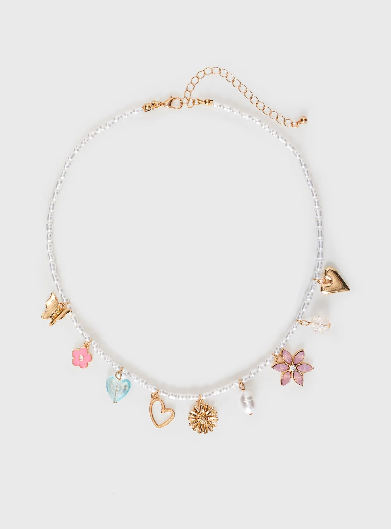 Works A Charm Necklace Multi sold by Princess Polly product image thumbnail 2