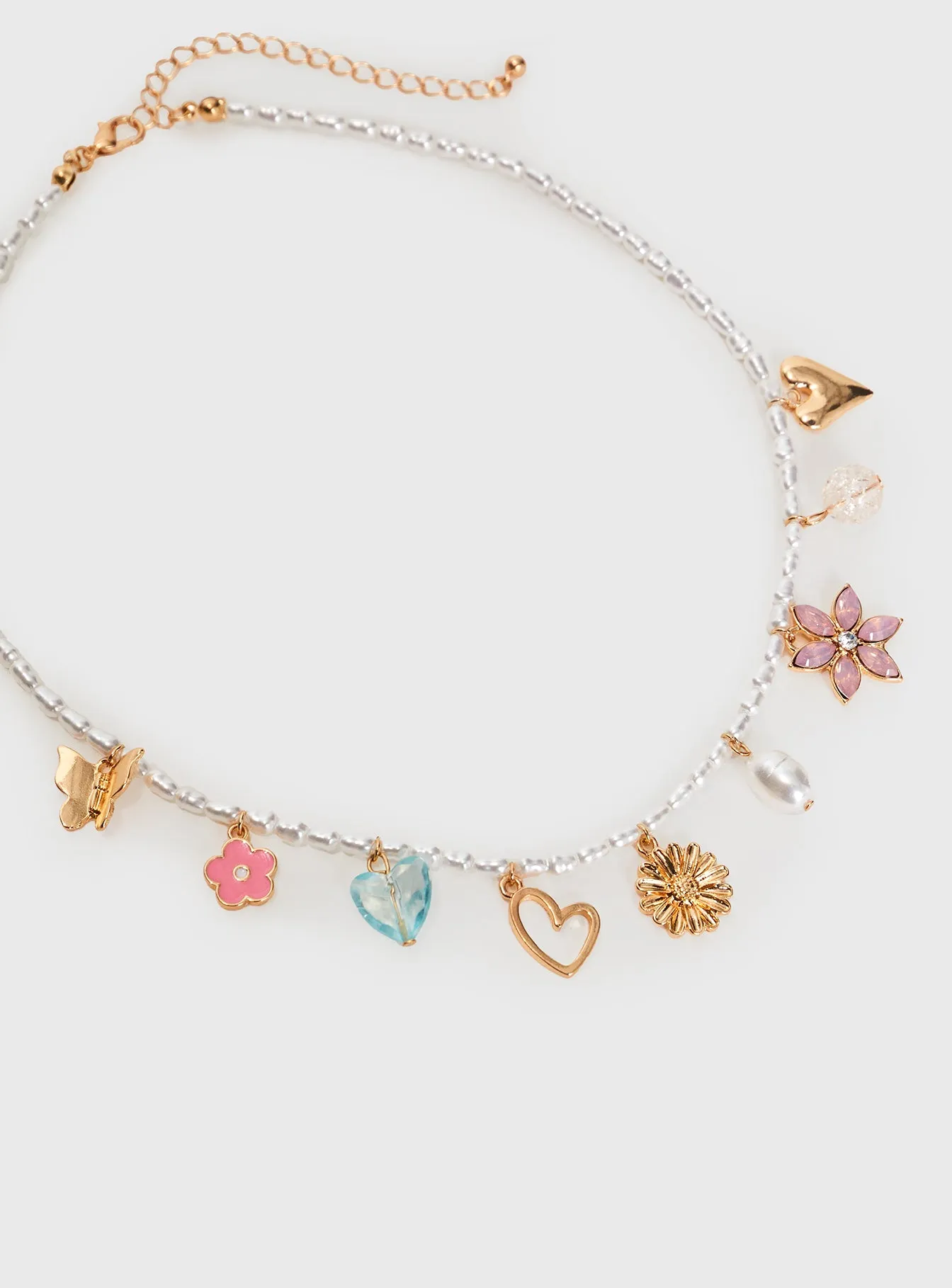 Works A Charm Necklace Multi sold by Princess Polly product image thumbnail 3