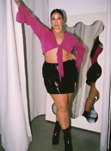 Thelma Tie Top Pink Curve sold by Princess Polly