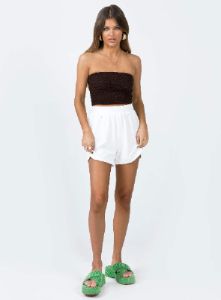 Maynard Shorts White sold by Princess Polly