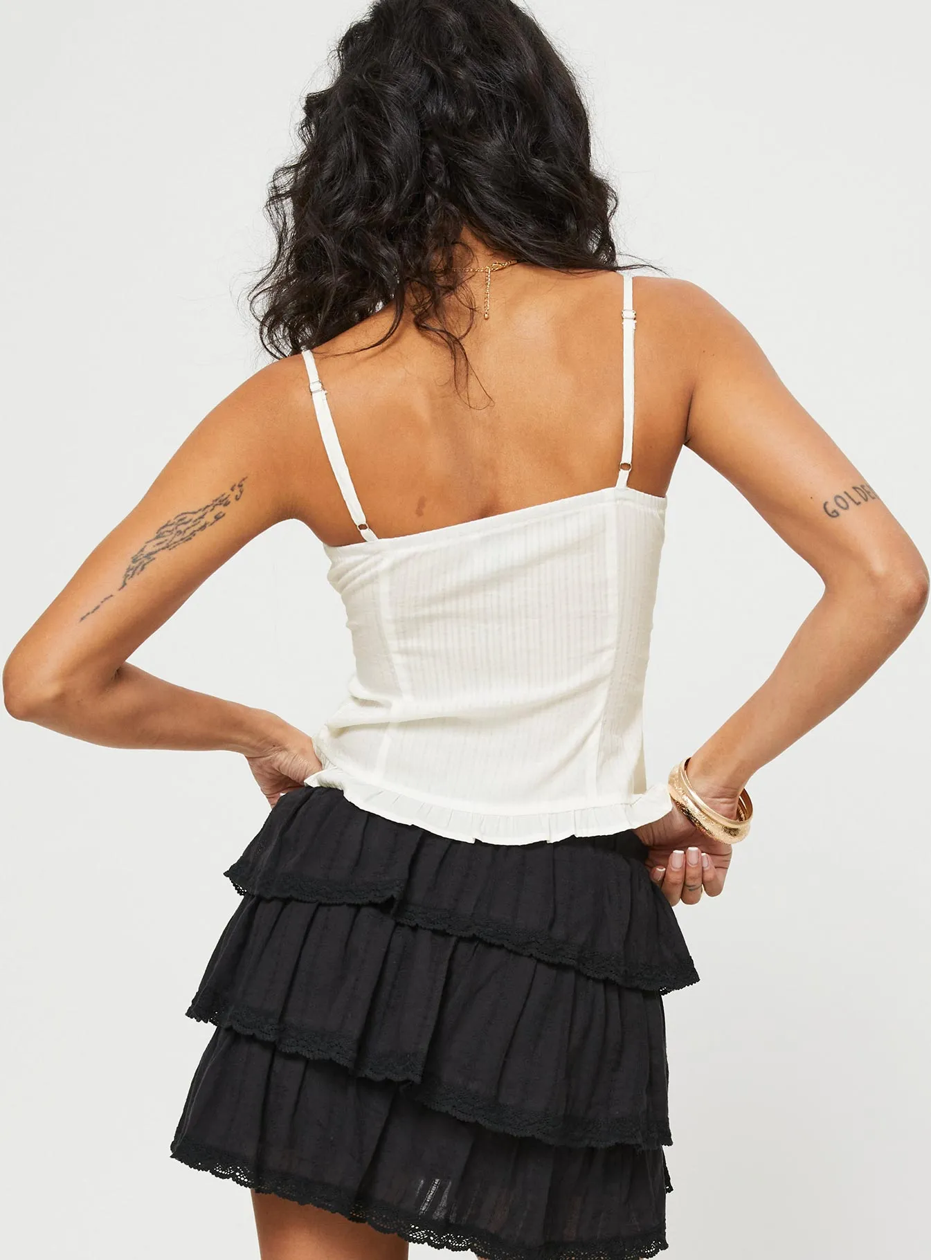 Zaro Top White sold by Princess Polly product image thumbnail 5