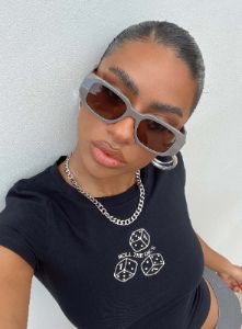 Summerside Sunglasses Brown sold by Princess Polly
