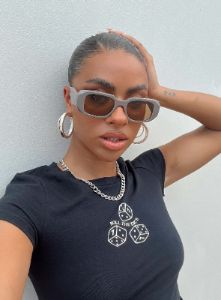 Summerside Sunglasses Brown sold by Princess Polly