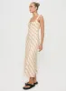 Chosen Girl Linen Blend Midi Dress Multi sold by Princess Polly