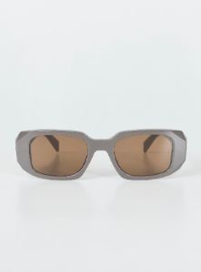 Summerside Sunglasses Brown sold by Princess Polly