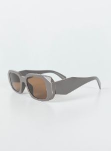 Summerside Sunglasses Brown sold by Princess Polly