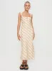 Chosen Girl Linen Blend Midi Dress Multi sold by Princess Polly