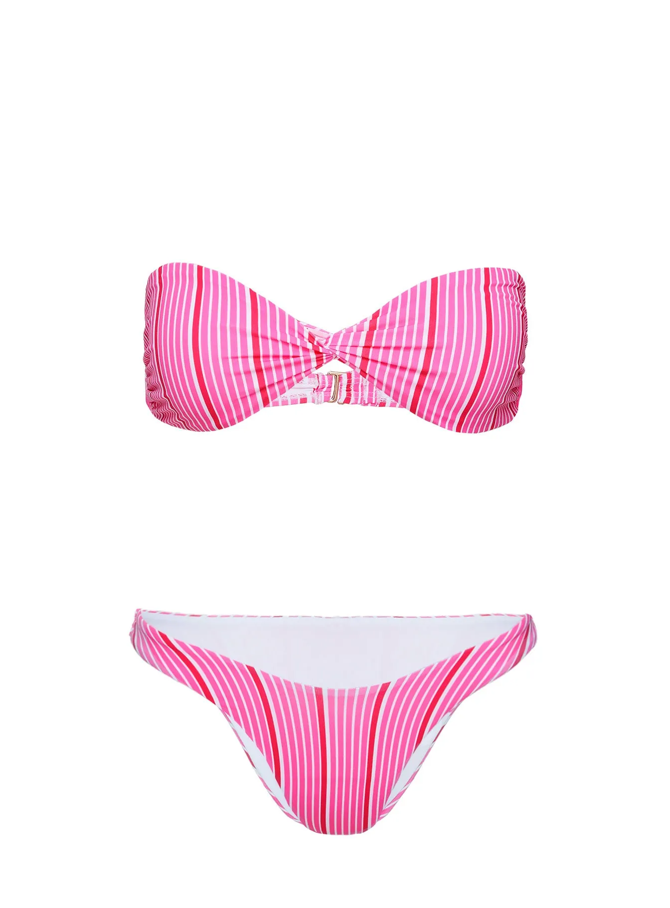 Nevaeh Bikini Bottoms Pink Stripe sold by Princess Polly product image thumbnail 5