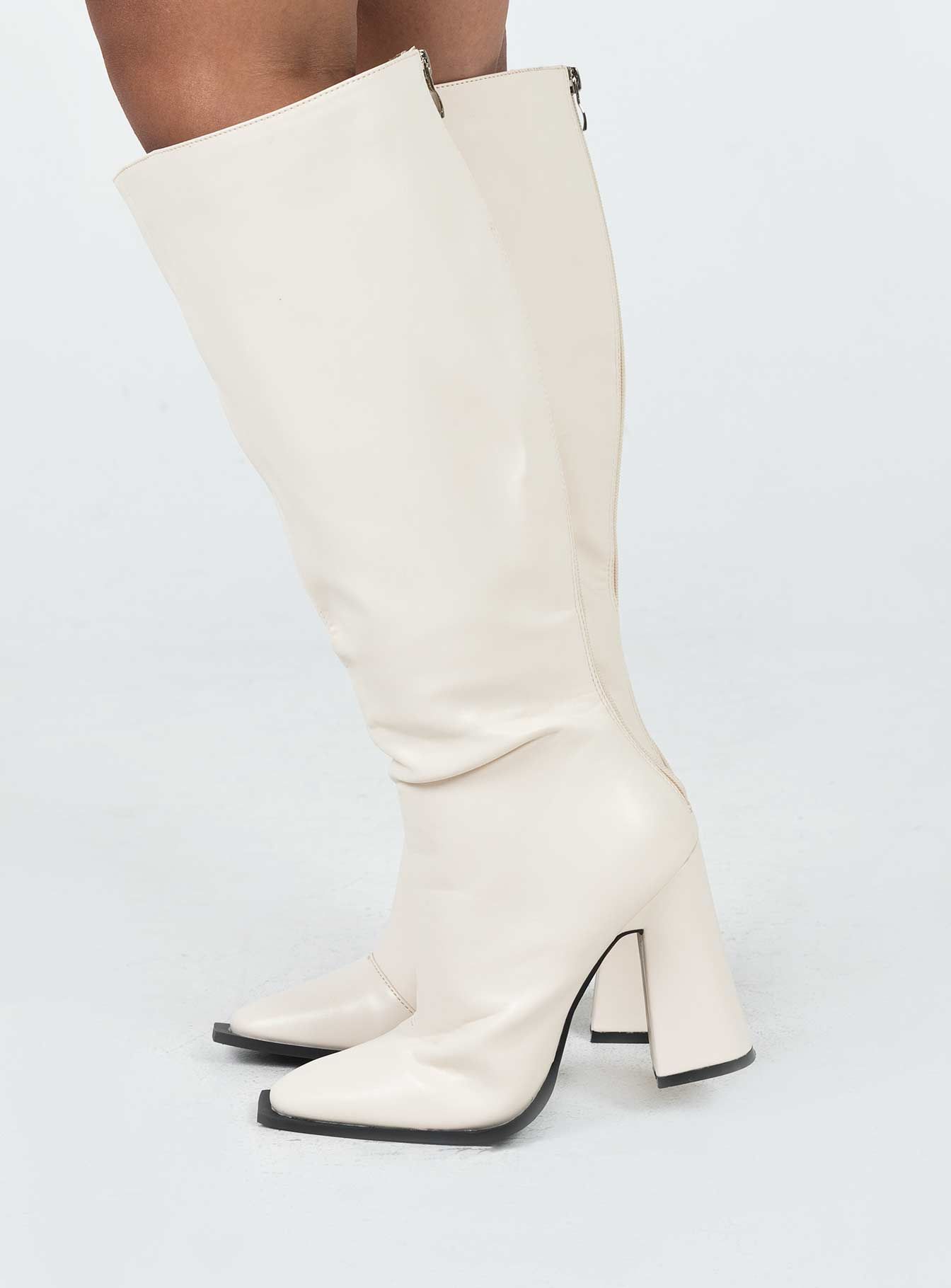 Keeley Boots Vanilla sold by Princess Polly product image thumbnail 3