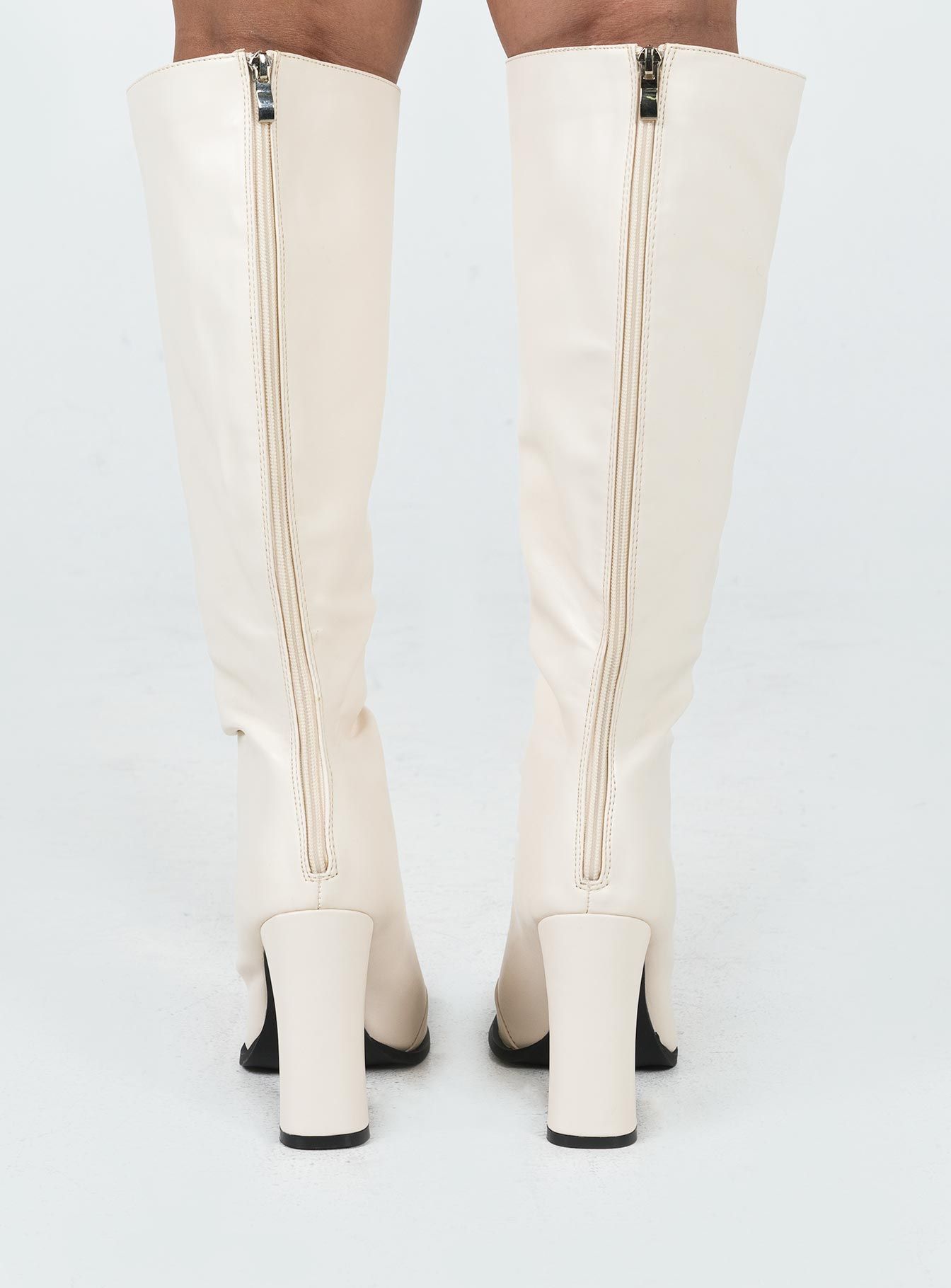 Keeley Boots Vanilla sold by Princess Polly product image thumbnail 4