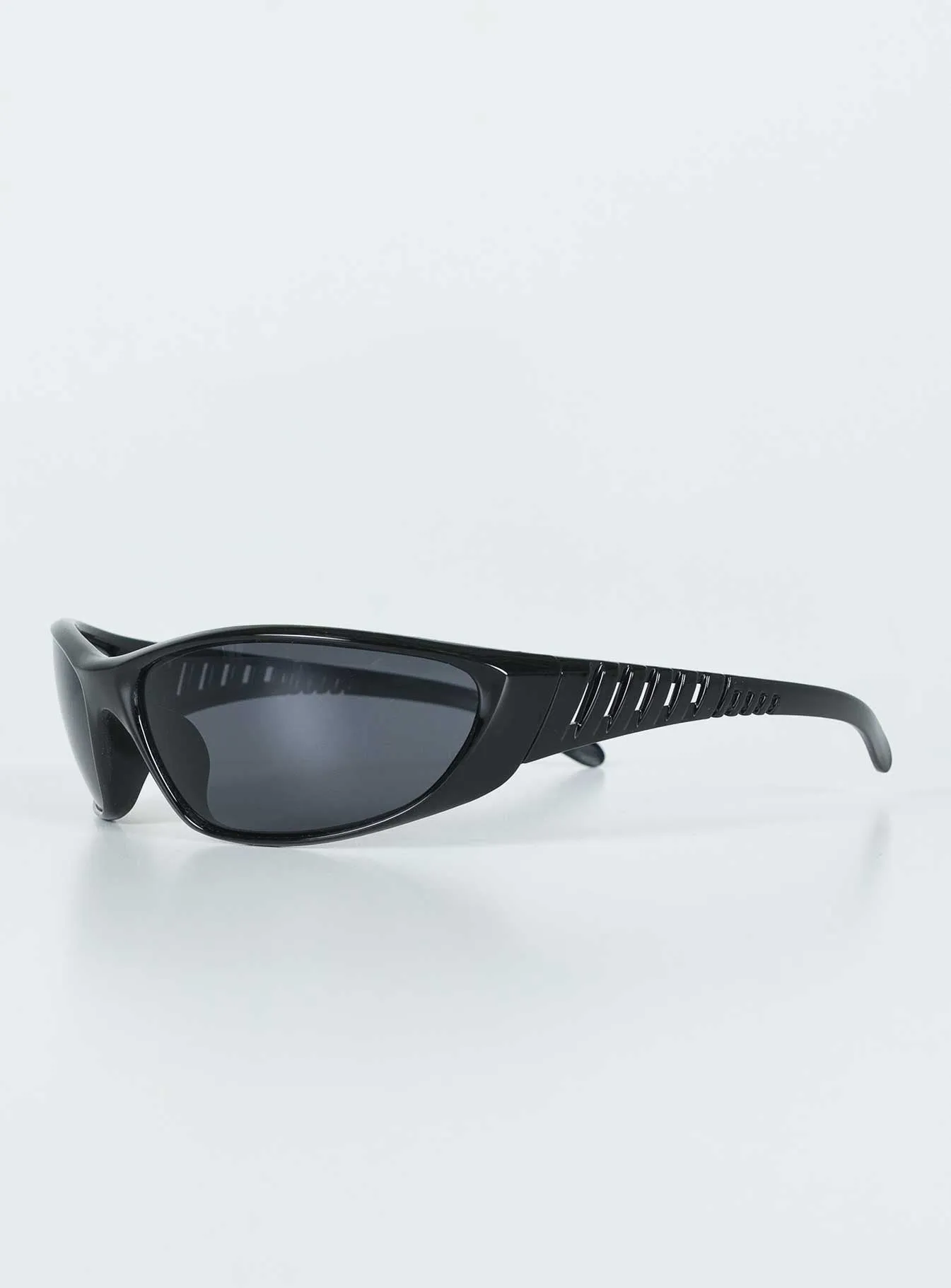 Rave On Sunglasses Black sold by Princess Polly product image thumbnail 3