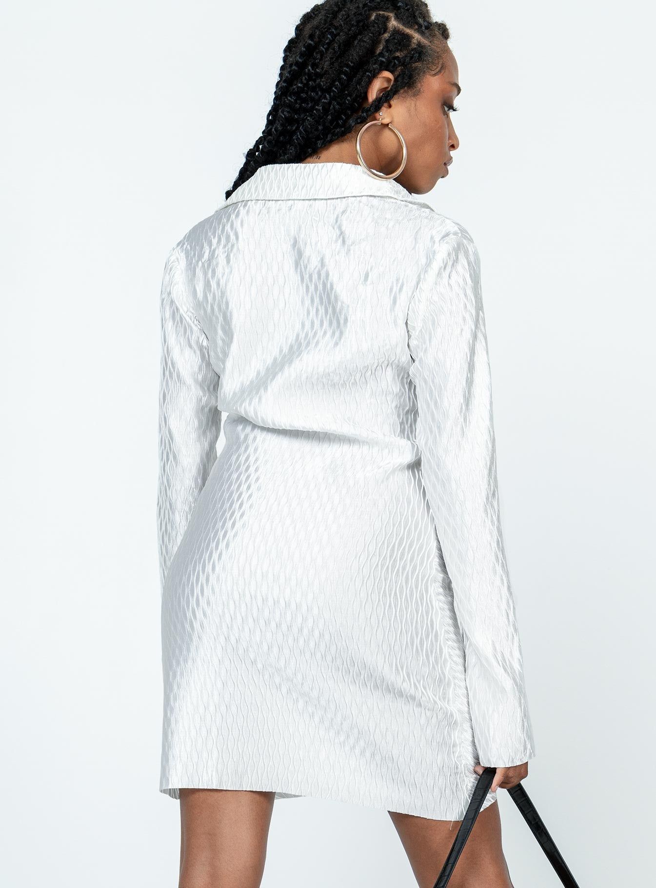 Annemarie Mini Dress White sold by Princess Polly product image thumbnail 5