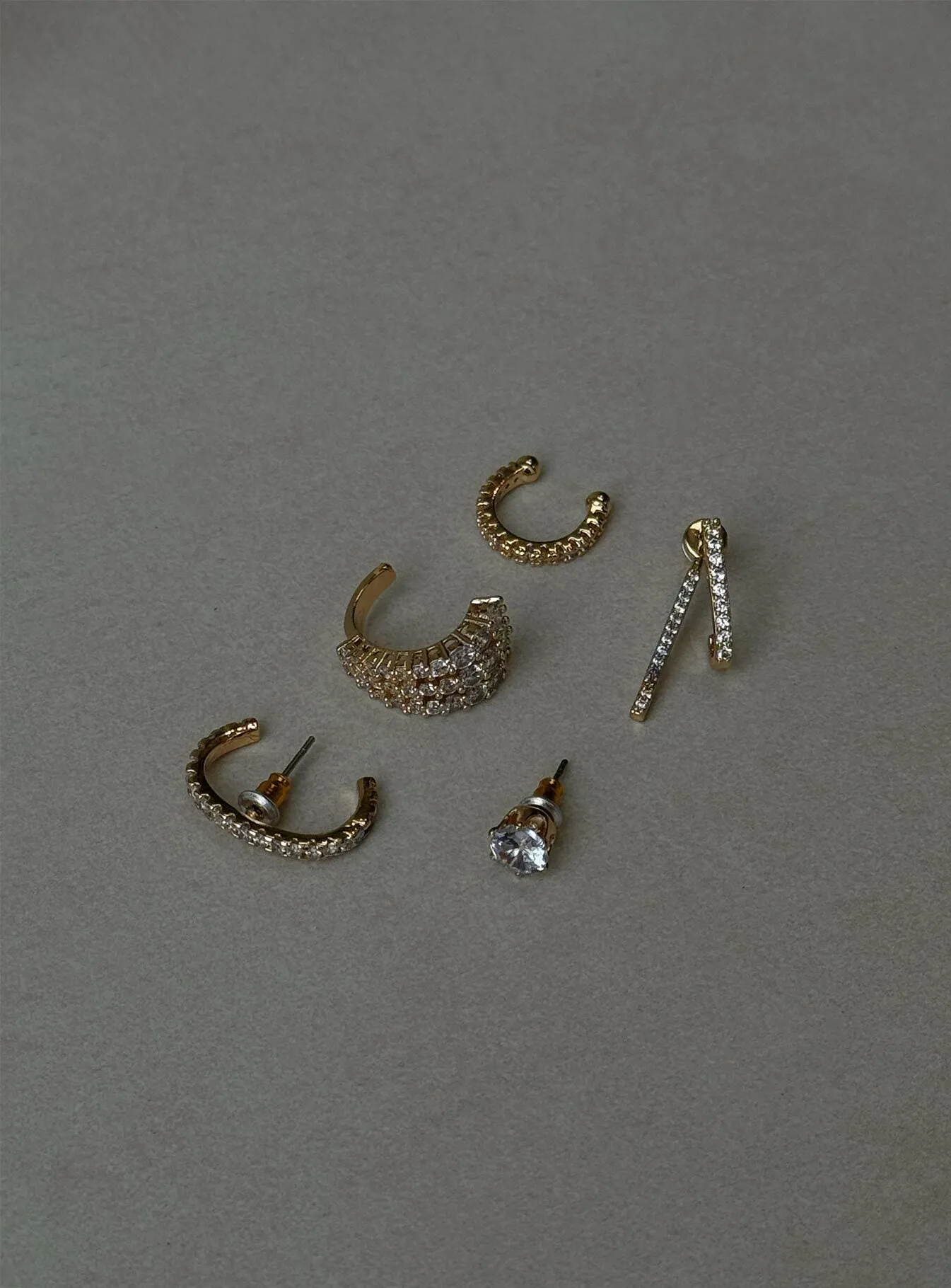 Cuffing Season Earring Pack Gold sold by Princess Polly