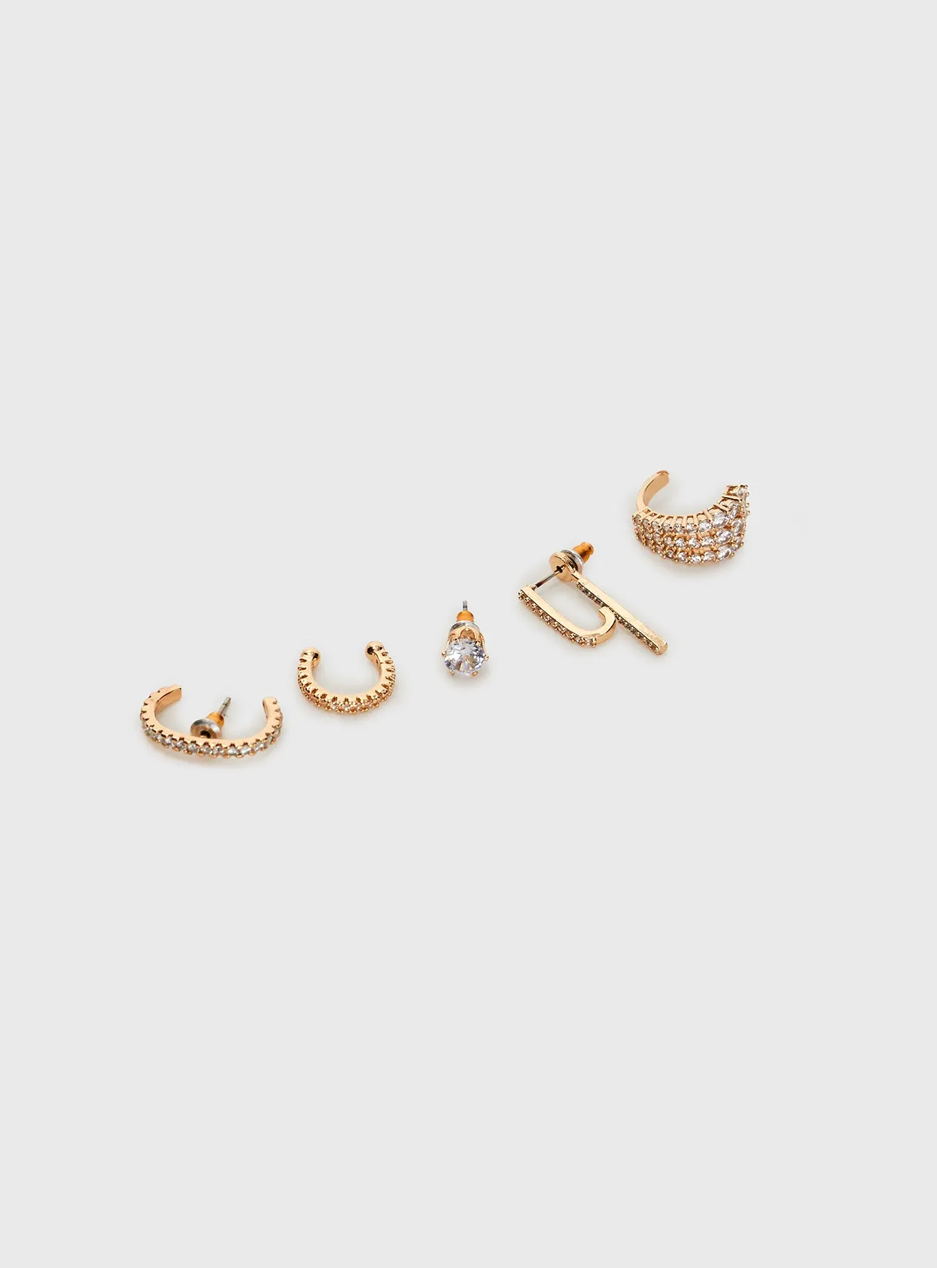 Cuffing Season Earring Pack Gold sold by Princess Polly product image thumbnail 2