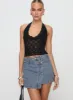 Denis Mini Denim Skirt Light Blue sold by Princess Polly