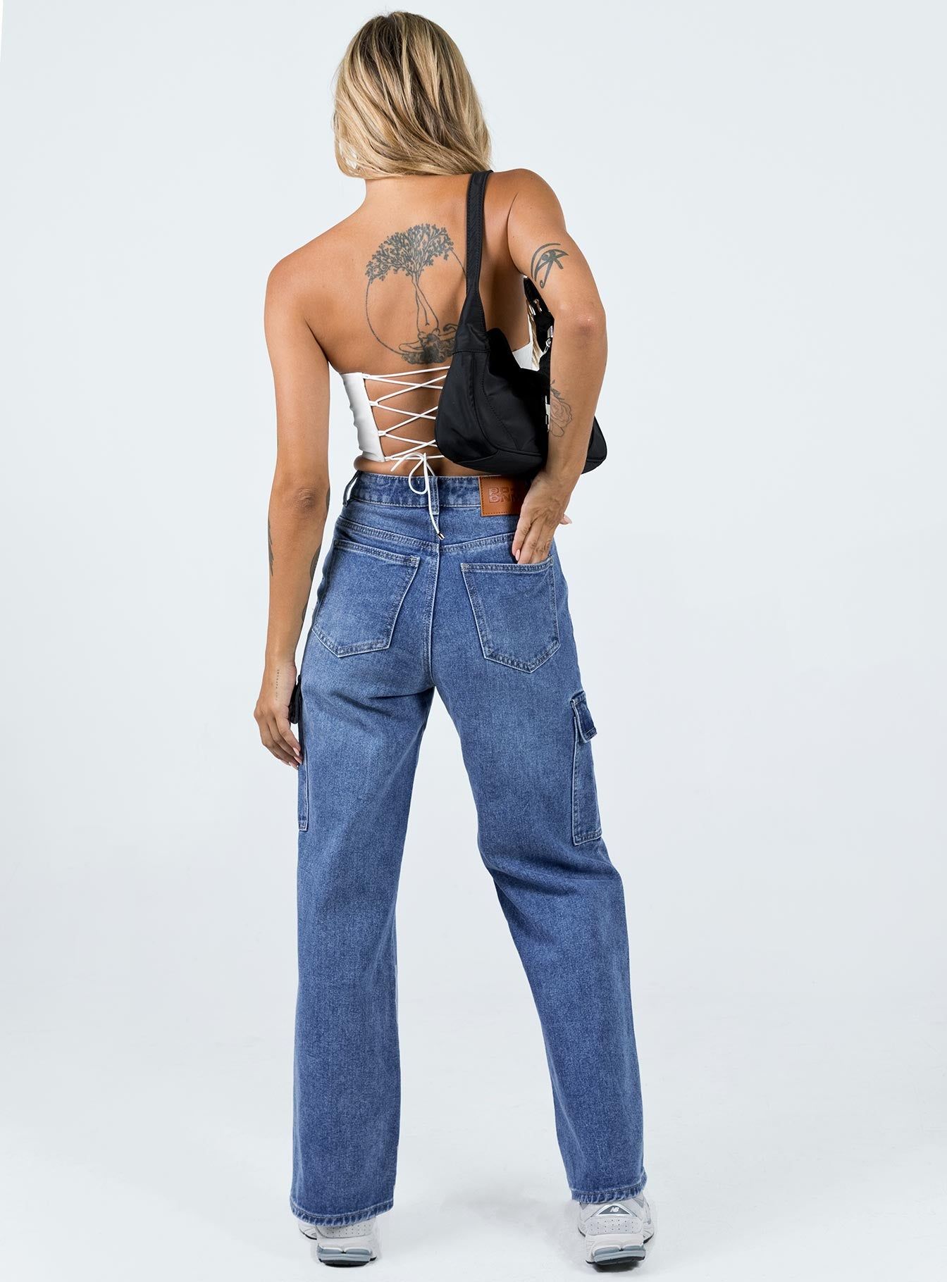 Pimaga Denim Cargo Jeans sold by Princess Polly product image thumbnail 4