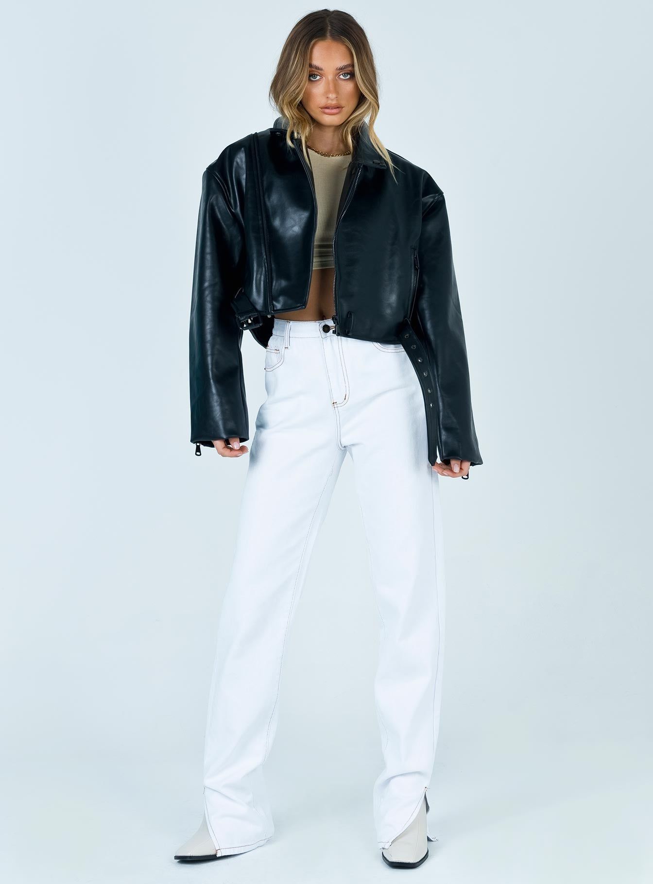 Staten Island Jacket Black sold by Princess Polly product image thumbnail 3