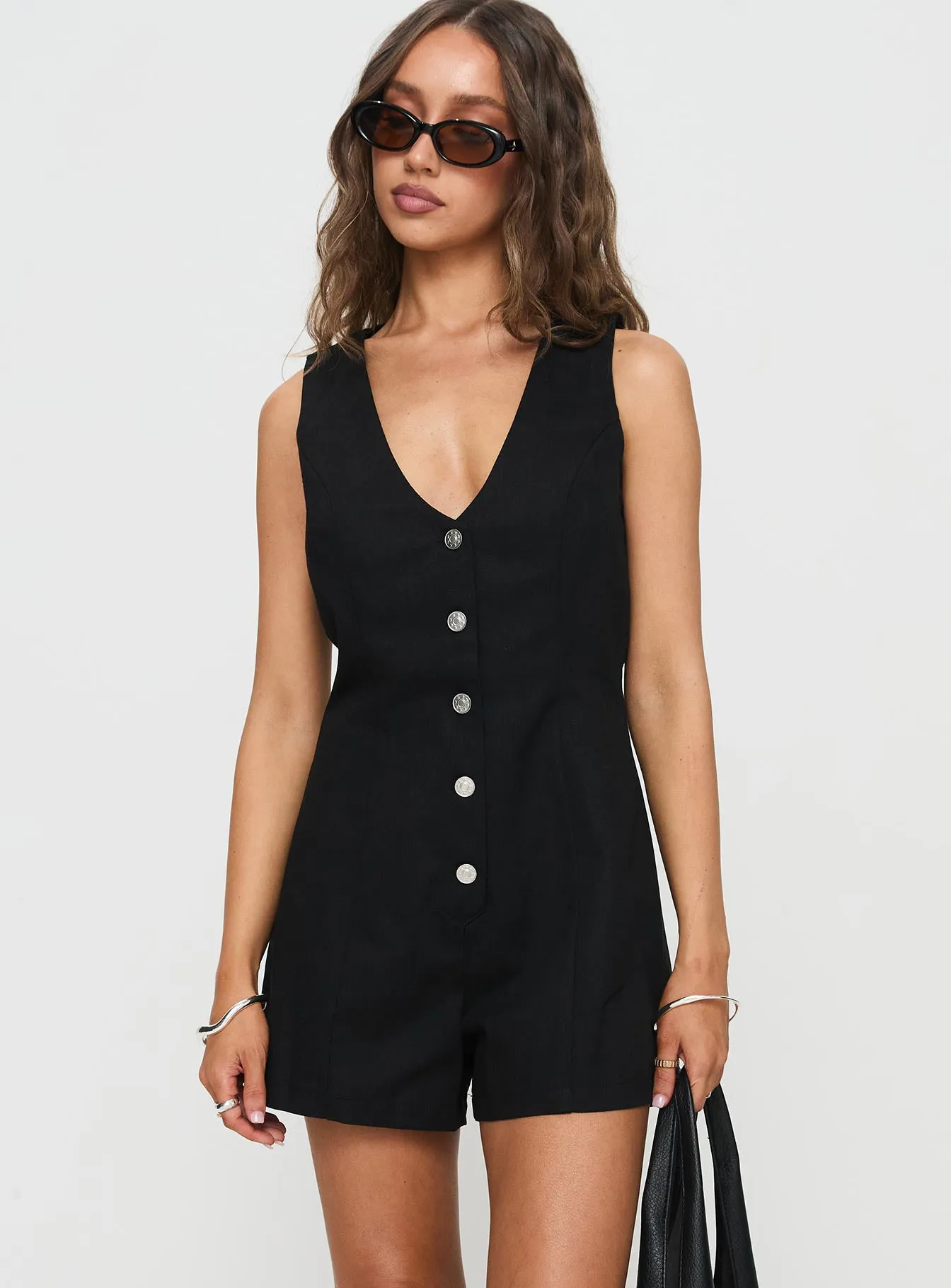 Damico Romper Black sold by Princess Polly product image thumbnail 2