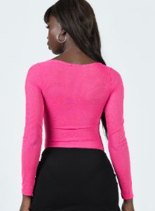 Leonie Bodysuit Pink sold by Princess Polly