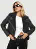 Miemie Aviator Jacket Slate sold by Princess Polly