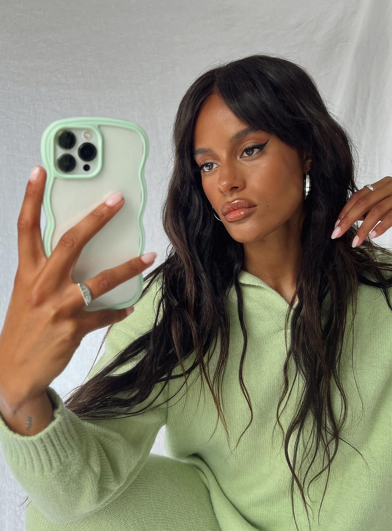 Olivera iPhone Case Sage sold by Princess Polly