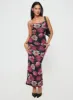 Auley Maxi Dress Multi / Red Floral sold by Princess Polly