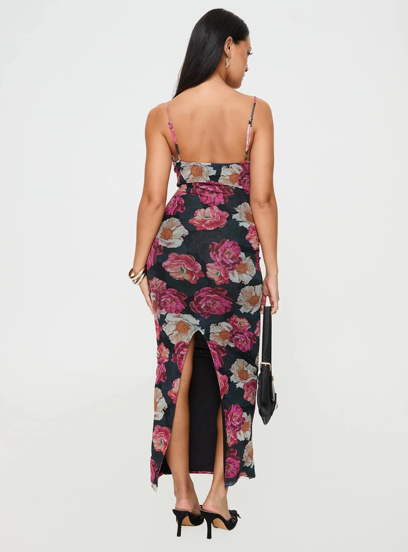 Auley Maxi Dress Multi / Red Floral sold by Princess Polly product image thumbnail 5
