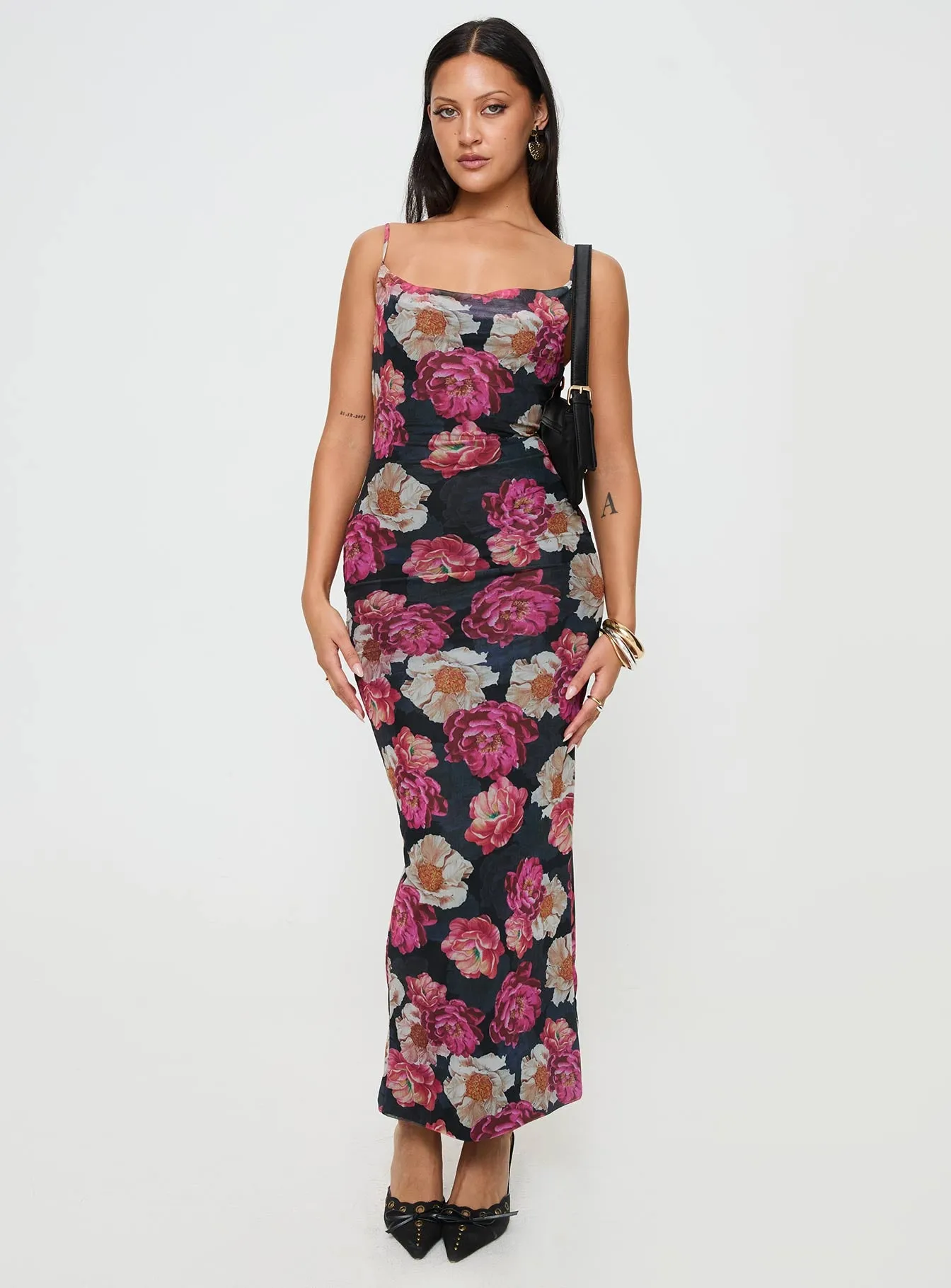 Auley Maxi Dress Multi / Red Floral sold by Princess Polly product image thumbnail 2