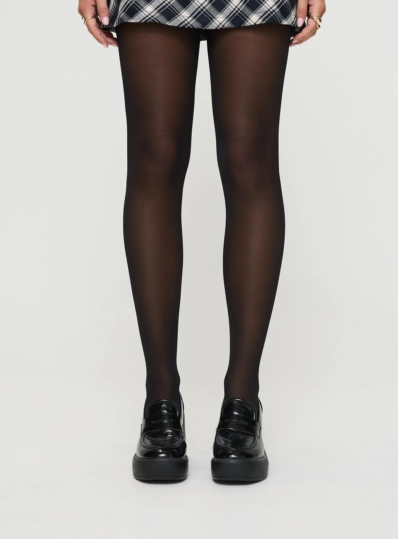 Gravin Sheer Stockings Black sold by Princess Polly product image thumbnail 2