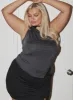 Liotta One Shoulder Top Grey Curve sold by Princess Polly