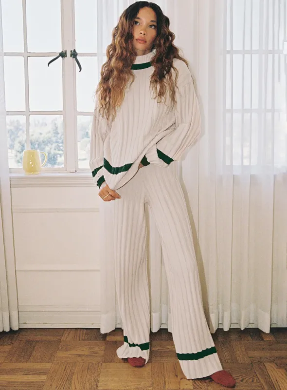 Montenegro Knit Pants Beige sold by Princess Polly