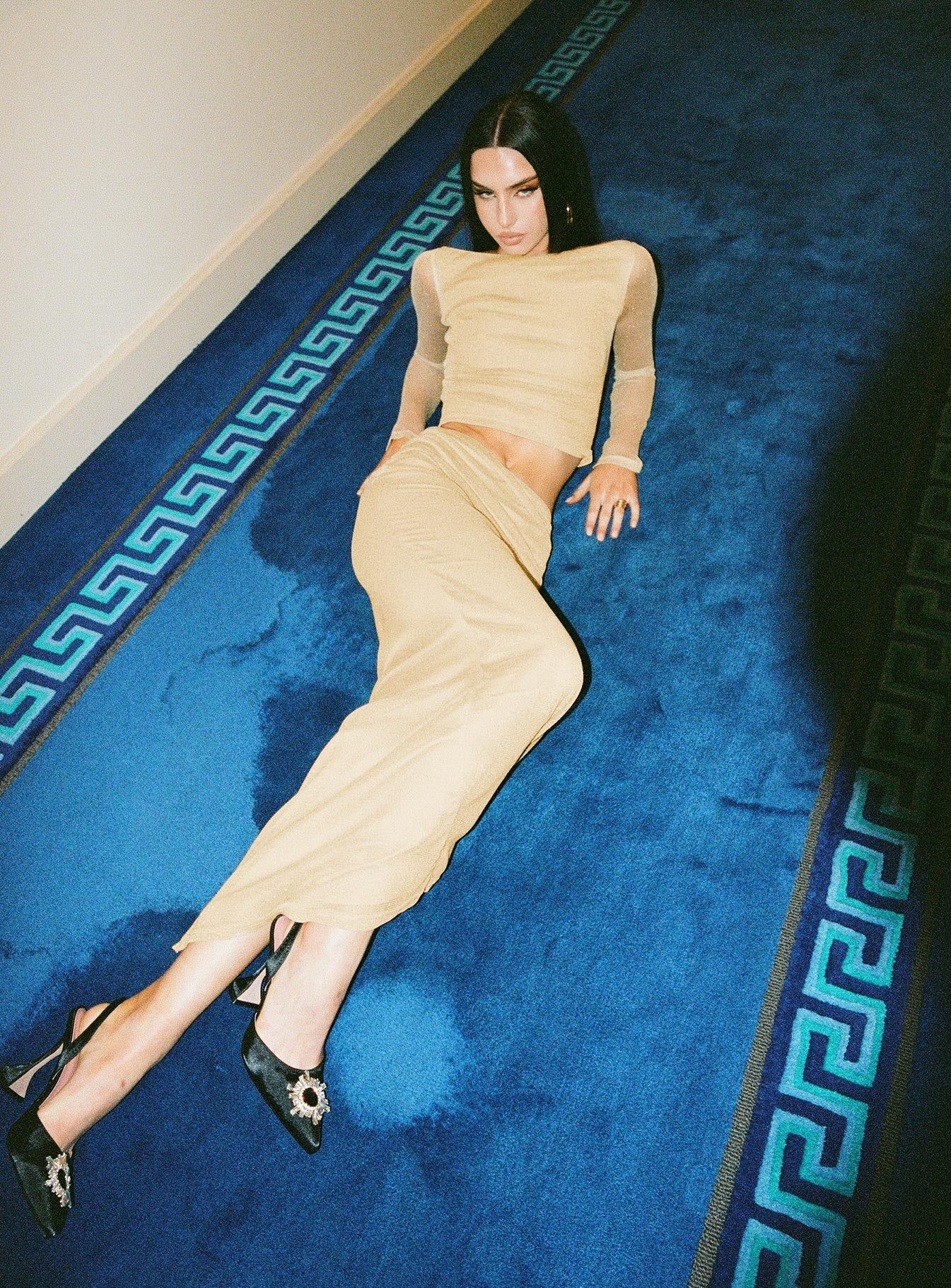 Madang Maxi Skirt Gold sold by Princess Polly product image thumbnail 2