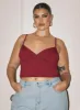 Sampson Top Burgundy Curve sold by Princess Polly