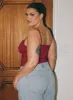 Sampson Top Burgundy Curve sold by Princess Polly