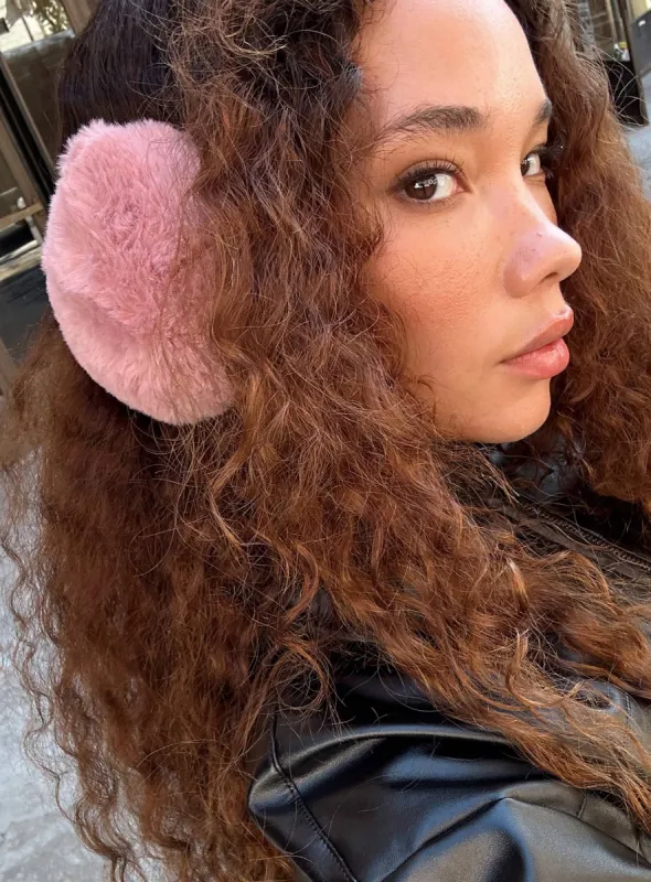 Oberlin Ear Muffs Pink sold by Princess Polly