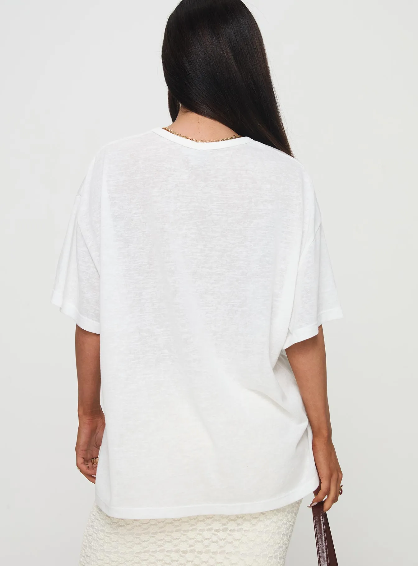Nozomi Tee White sold by Princess Polly product image thumbnail 5