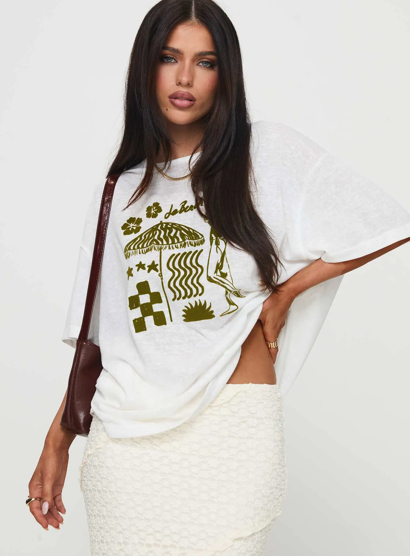 Nozomi Tee White sold by Princess Polly product image thumbnail 2