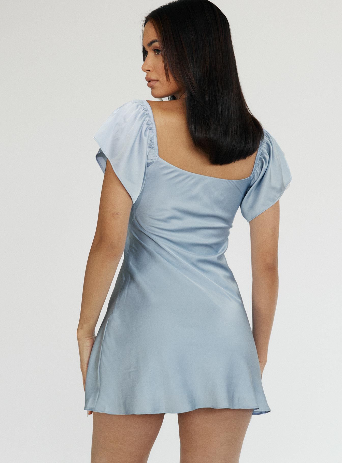 Isabel Mini Dress Blue sold by Princess Polly product image thumbnail 4
