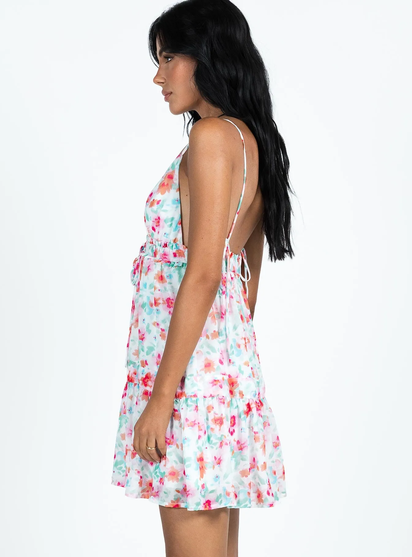 Dionne Mini Dress Pink Multi sold by Princess Polly product image thumbnail 4