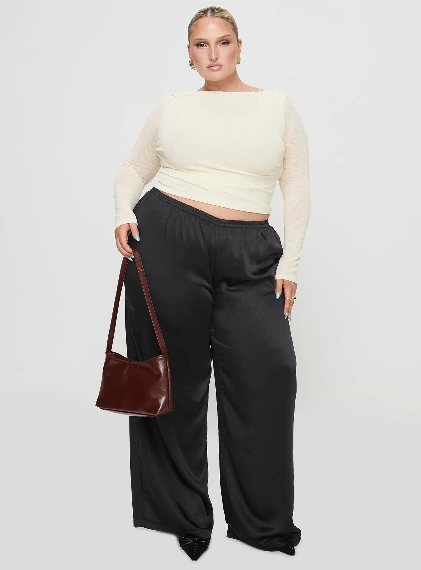 Nixie Pants Black Curve sold by Princess Polly product image thumbnail 3