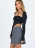 Selby Mini Skirt Grey Petite sold by Princess Polly
