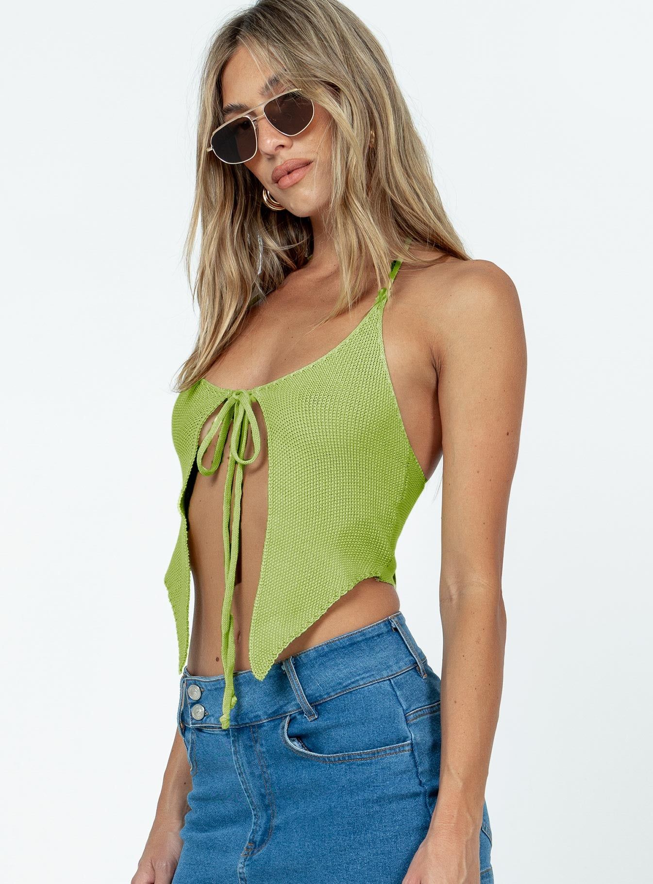 Gladstone Top Green sold by Princess Polly product image thumbnail 3