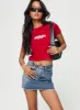 Jellicoe Spliced Denim Skirt Multi Wash Lower Impact sold by Princess Polly