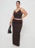 Hostona Maxi Skirt Mutli Curve sold by Princess Polly