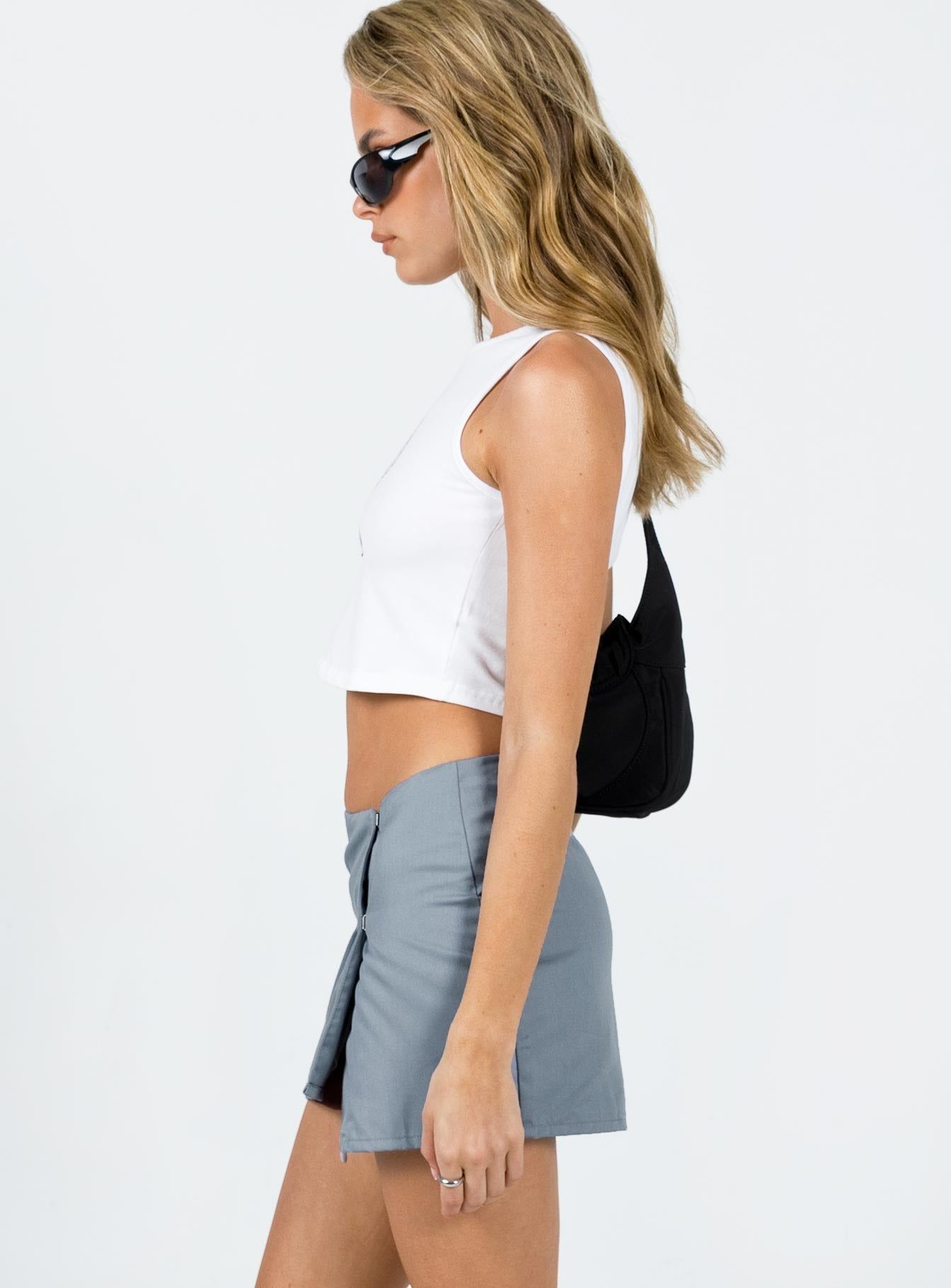 Motel Rhory Skirt Light Grey sold by Princess Polly product image thumbnail 4