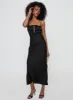 Jaquelin Maxi Dress Black sold by Princess Polly